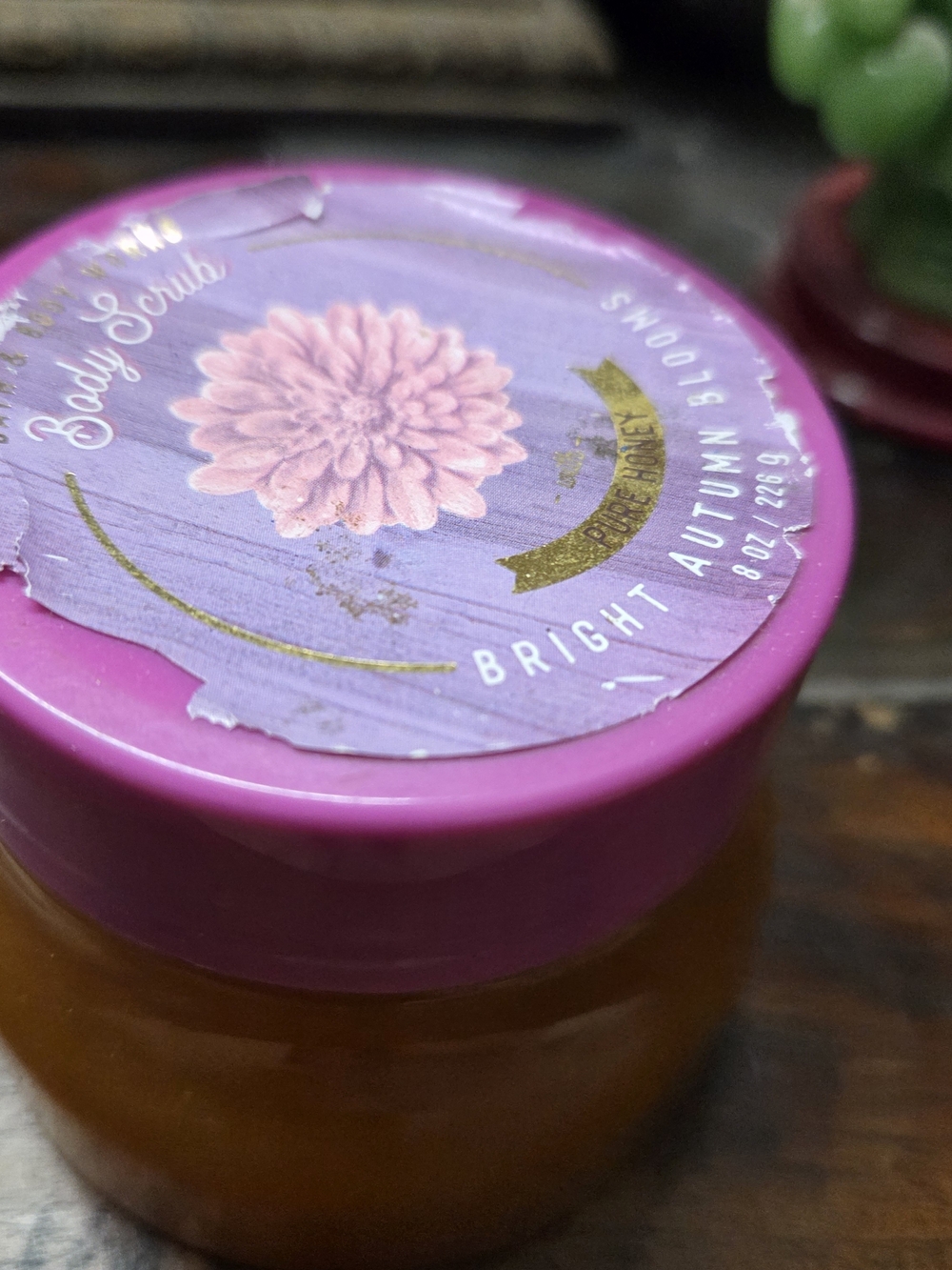 Bright Autumn Body Scrub - Pink Lid
